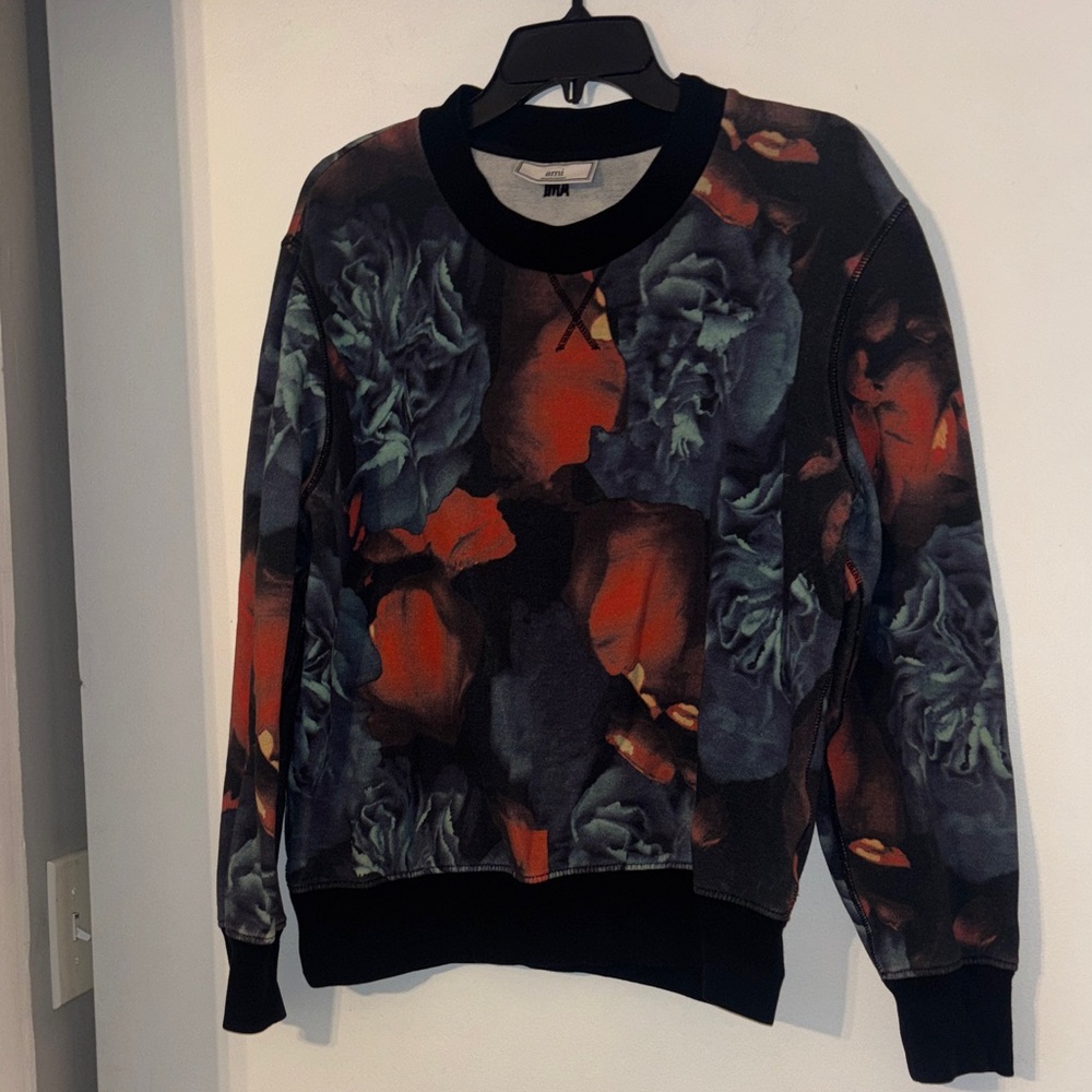 AMI Alexandre Mattiussi Floral Crewneck